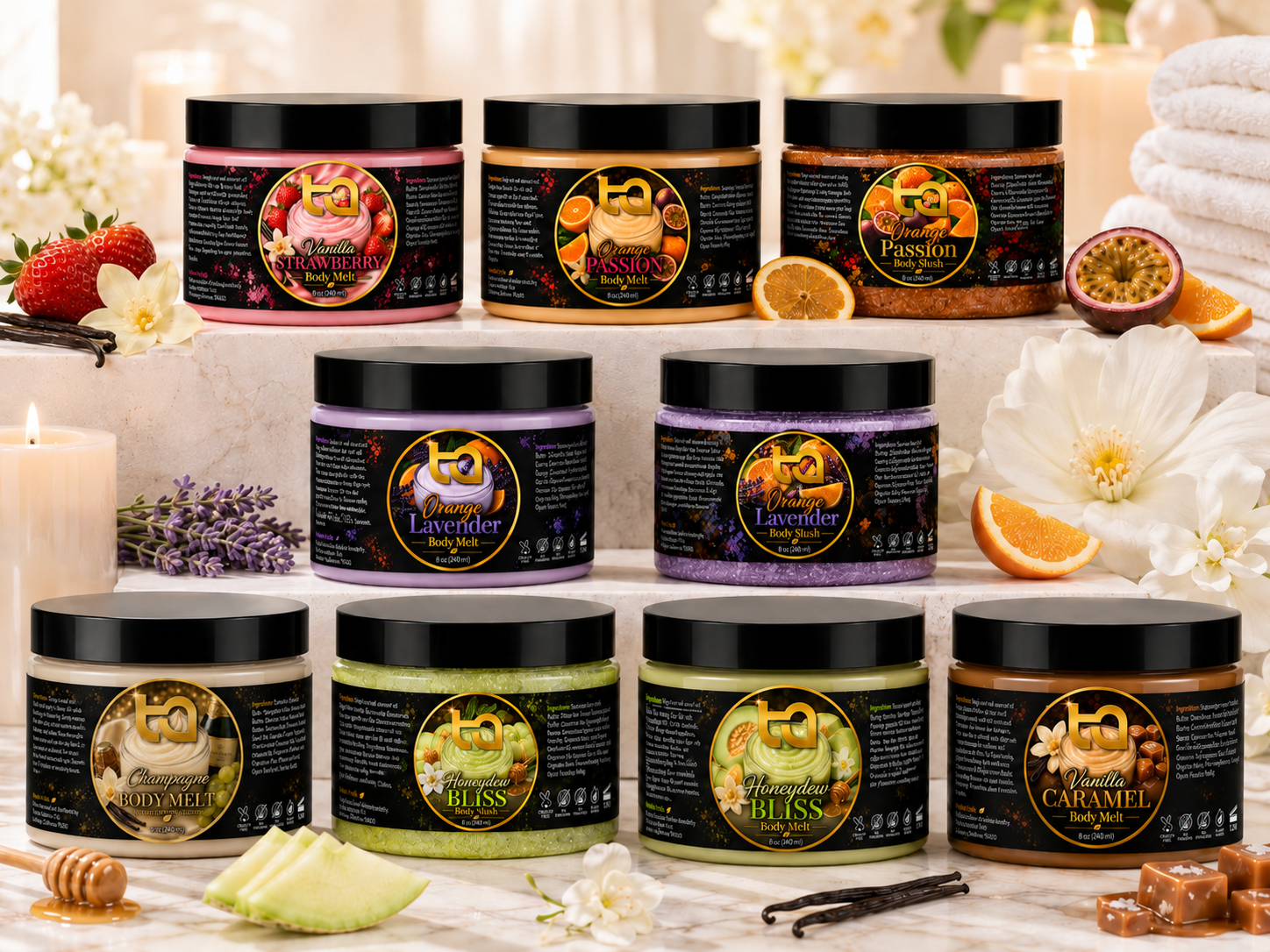 Golden Glow Body Collection:  Hydration. Softness. Radiance.
