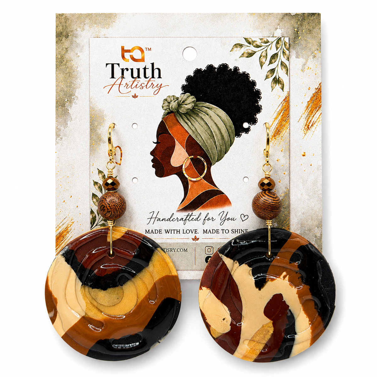 Cocoa After Dark Statement Earrings