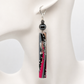 Pink Energy Stiletto Statement Earrings