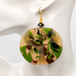 Camo Unmatched Statement Earrings
