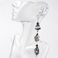 Midnight Bloom Statement Earrings