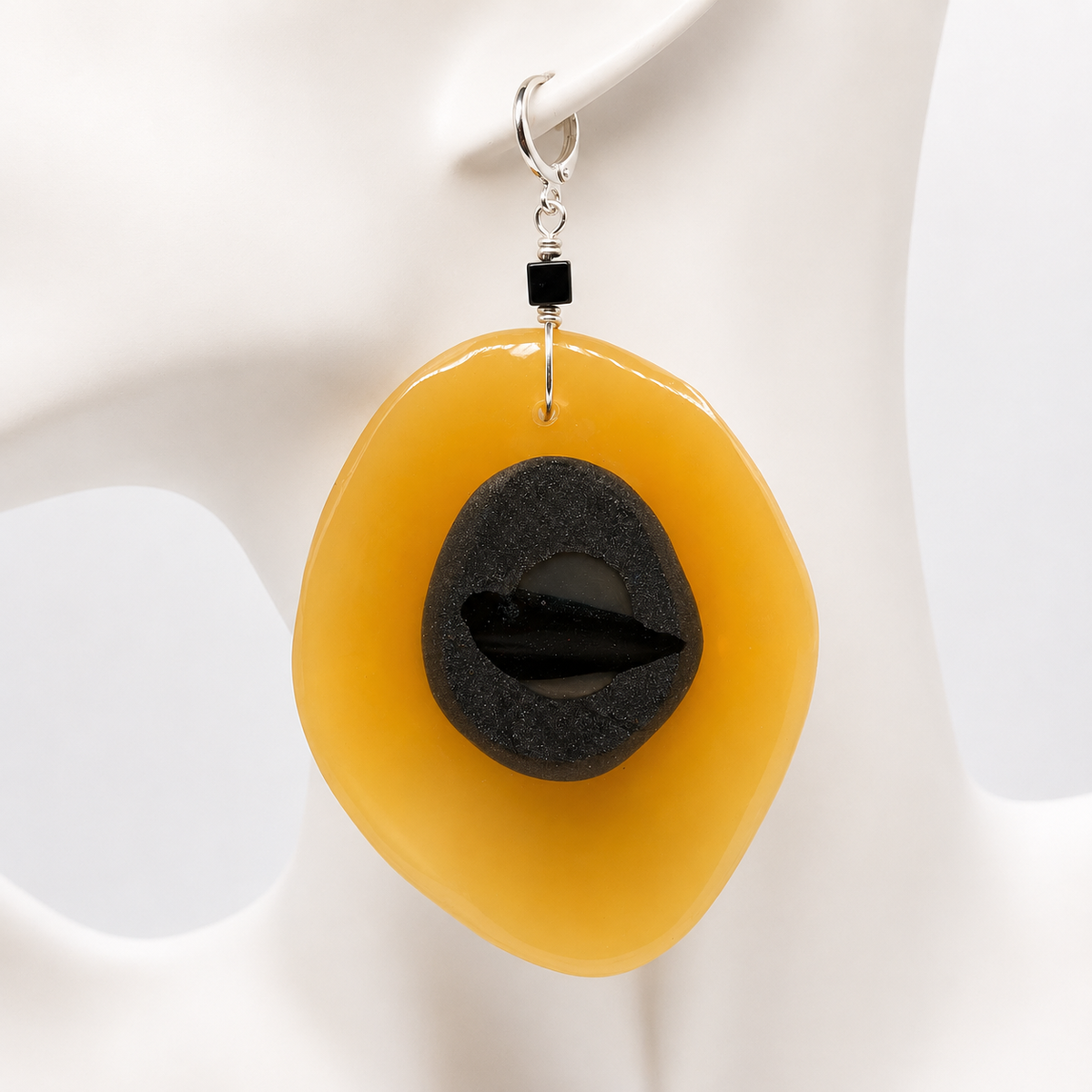 Golden Gaze Eye Statement Earrings