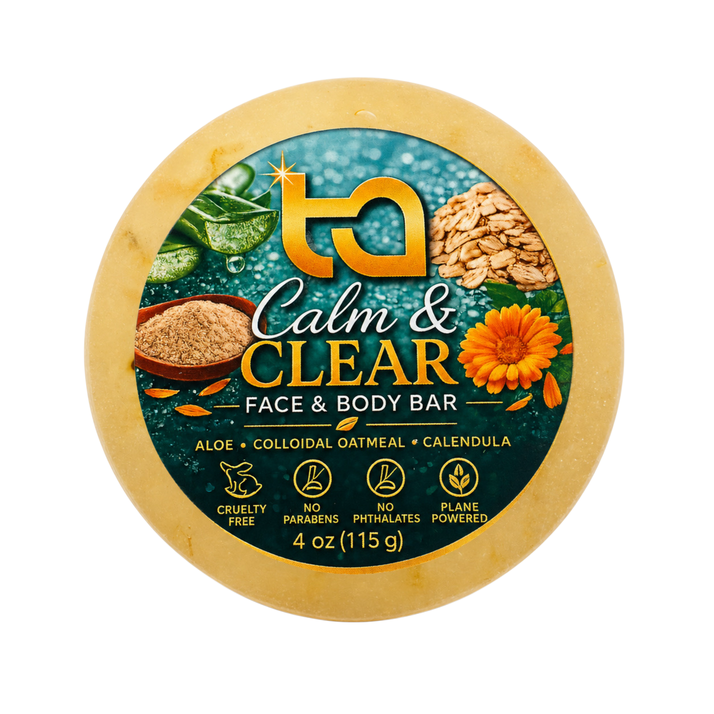 Calm & Clear Face & Body Bar