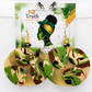 Camo Unmatched Statement Earrings