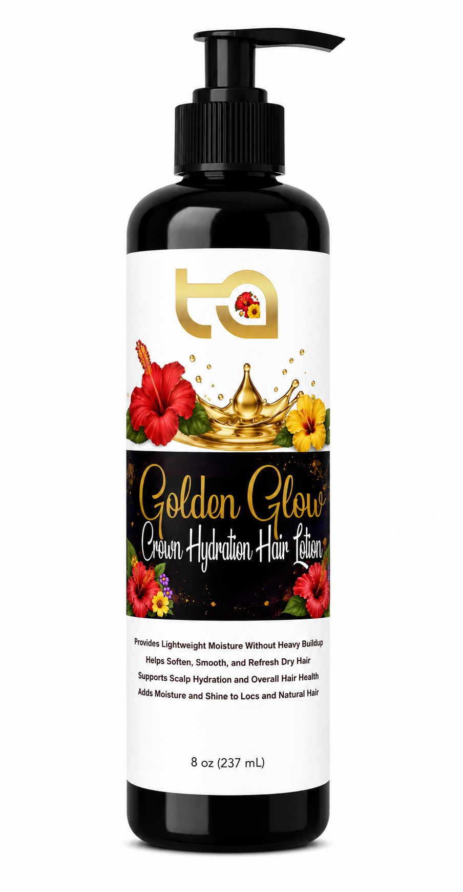 Golden Glow Crown Hydration Hair Lotion