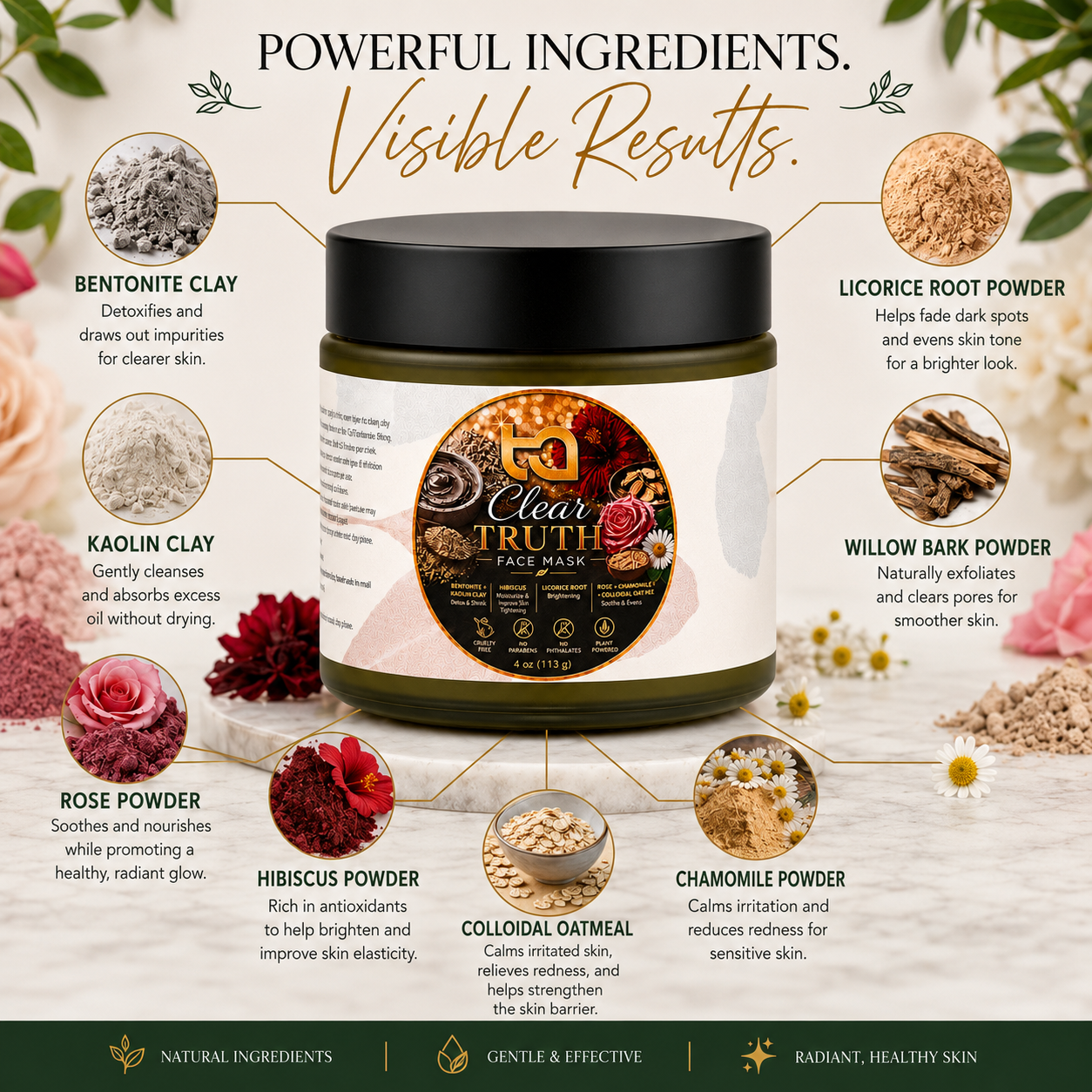 Clear Truth Dry Facial Mask