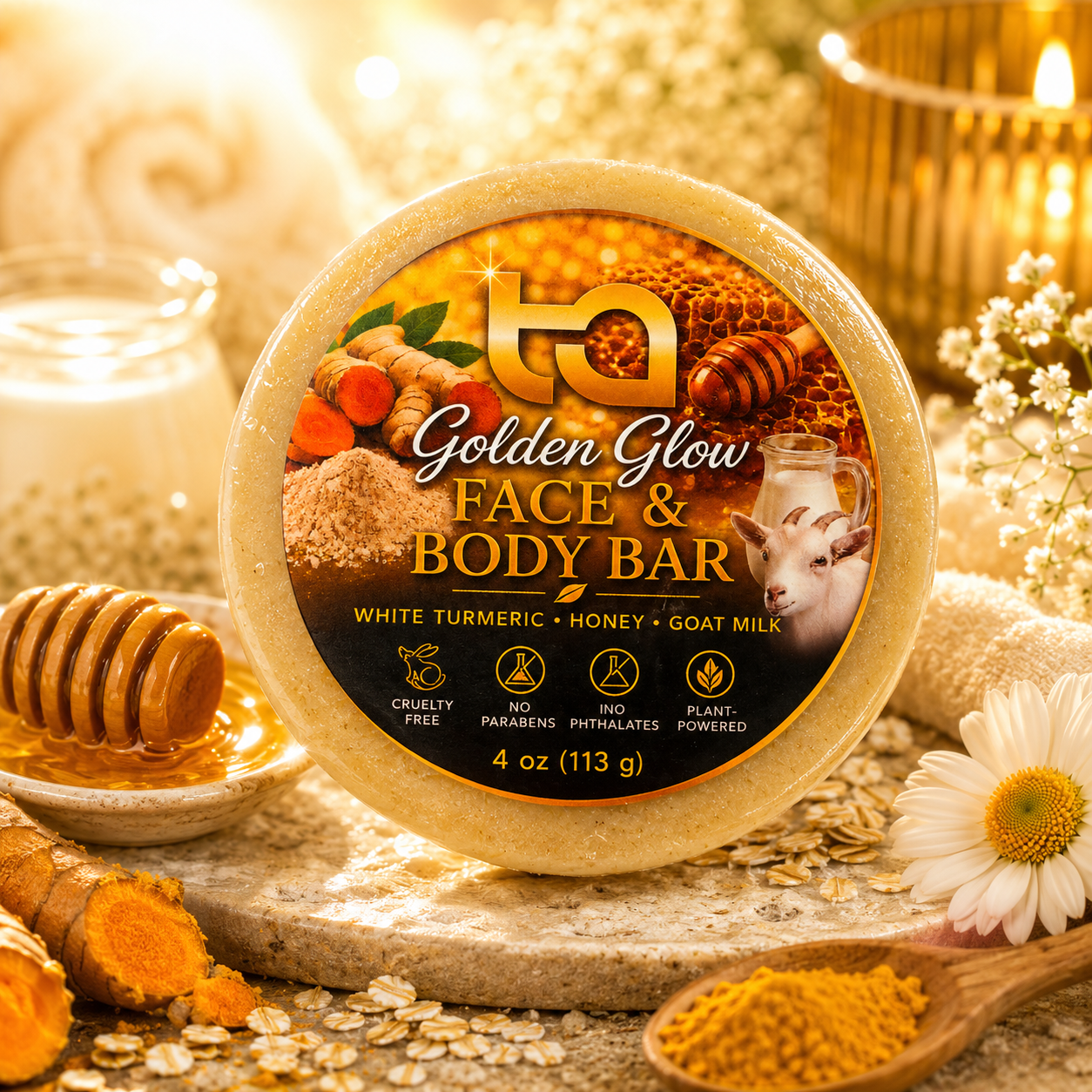 Golden Glow Face & Body Bar