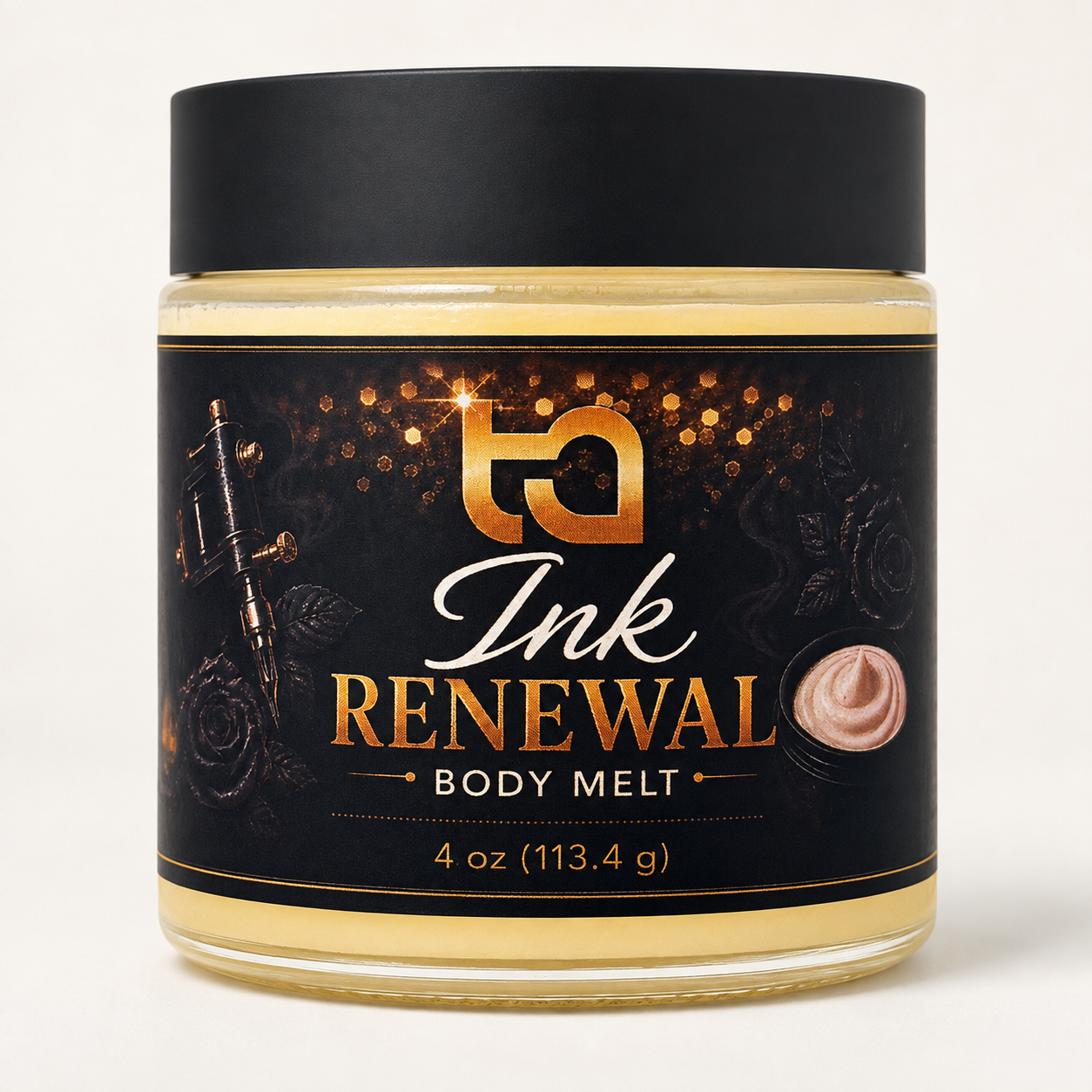 Ink Renewal Body Melt: Luxury Moisture for Tattooed Skin