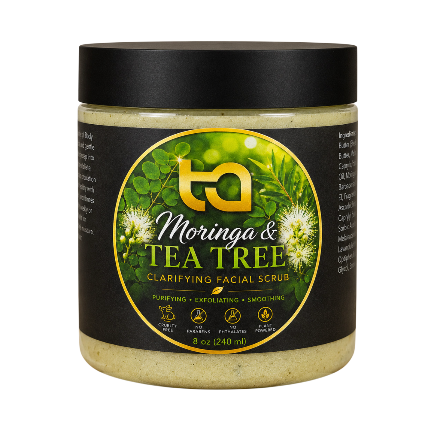 Moringa & Tea Tree Facial Scrub