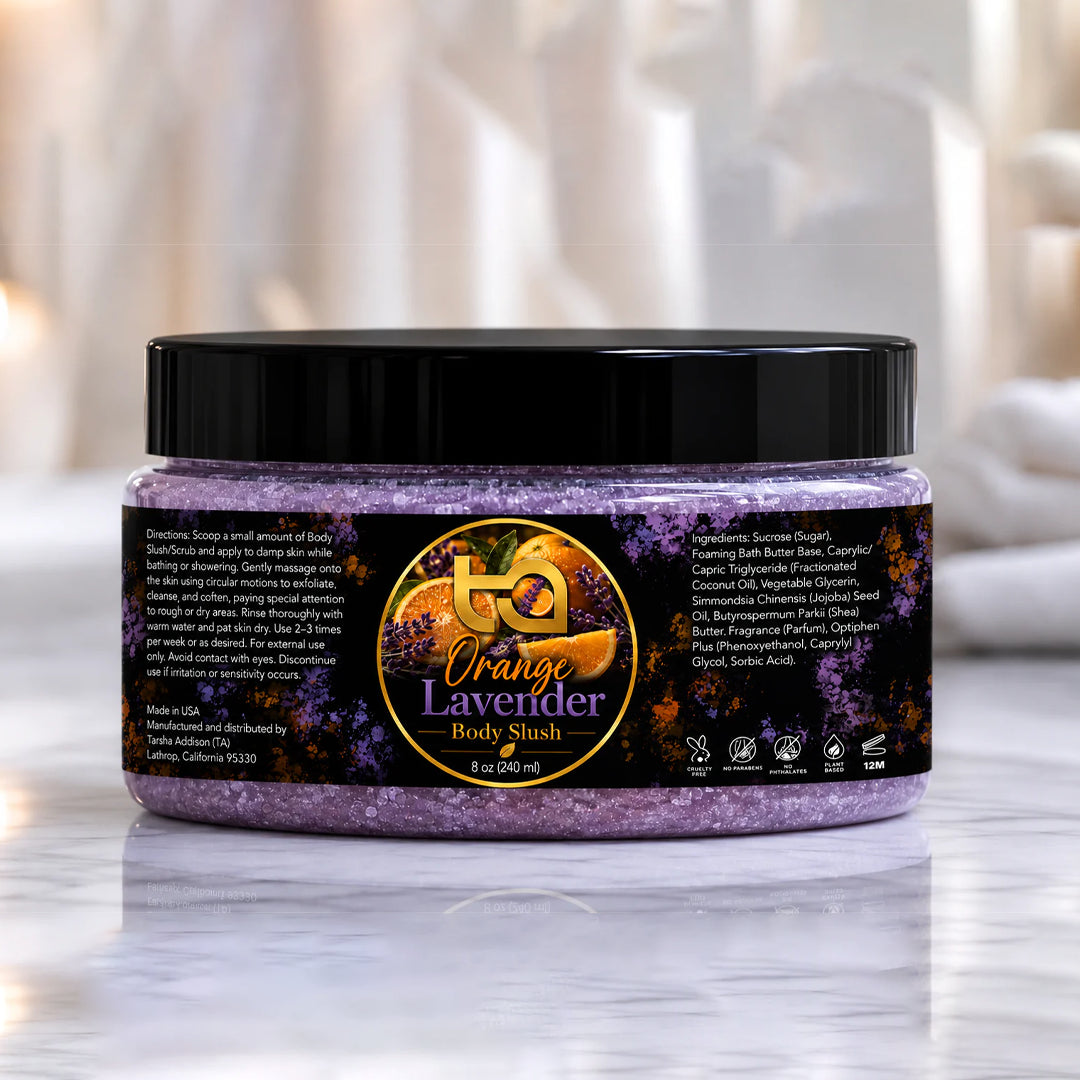 Orange Lavender Body Slush (Scrub)