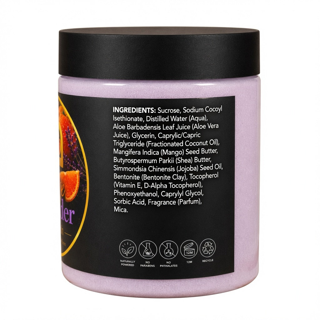 Orange Lavender Body Slush (Scrub)