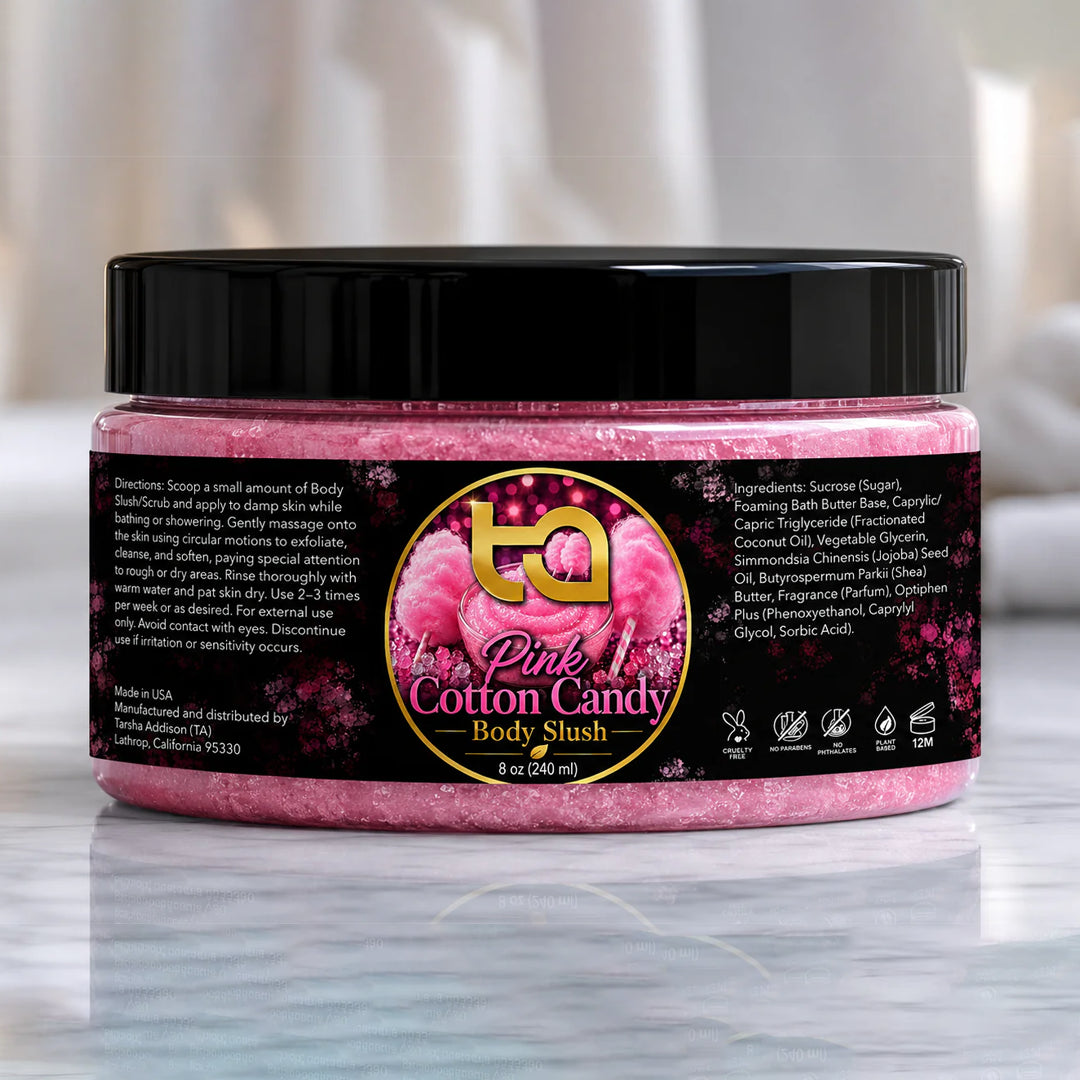 Pink Cotton Candy Body Slush (Scrub)