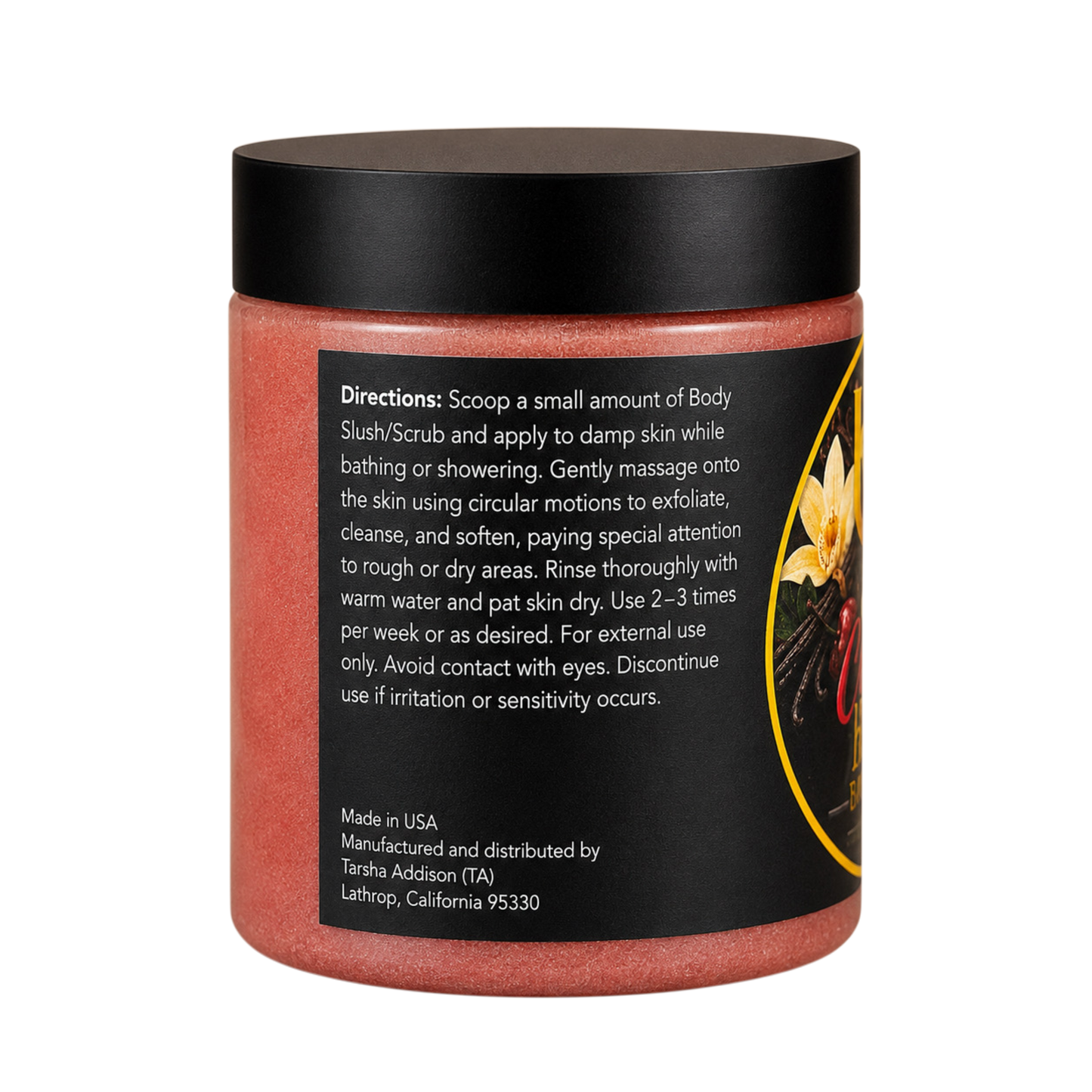 Vanilla Cherry Bliss Body Slush (Scrub)