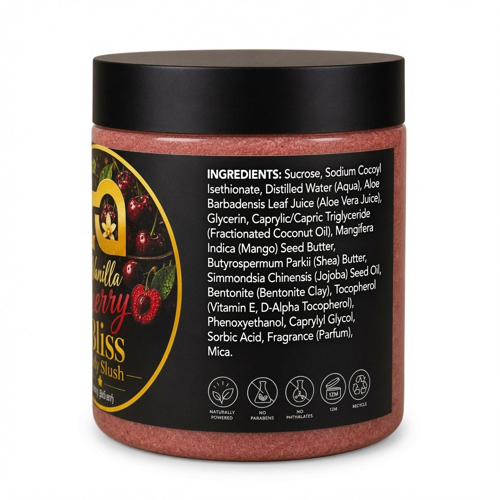 Vanilla Cherry Bliss Body Slush (Scrub)