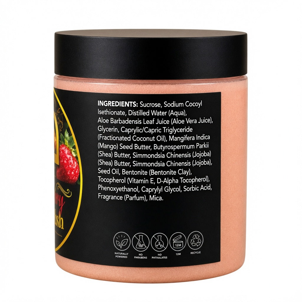 Vanilla Strawberry Body Slush (Scrub)