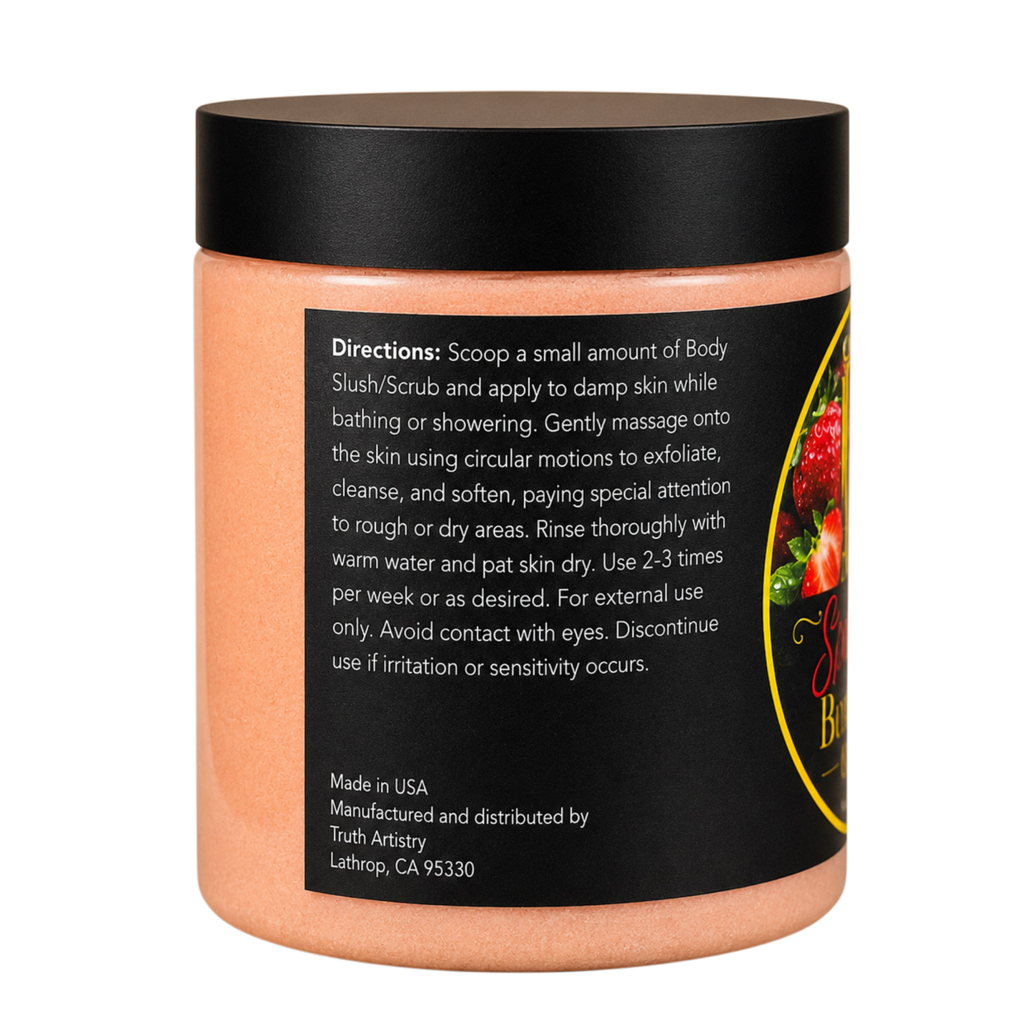 Vanilla Strawberry Body Slush (Scrub)