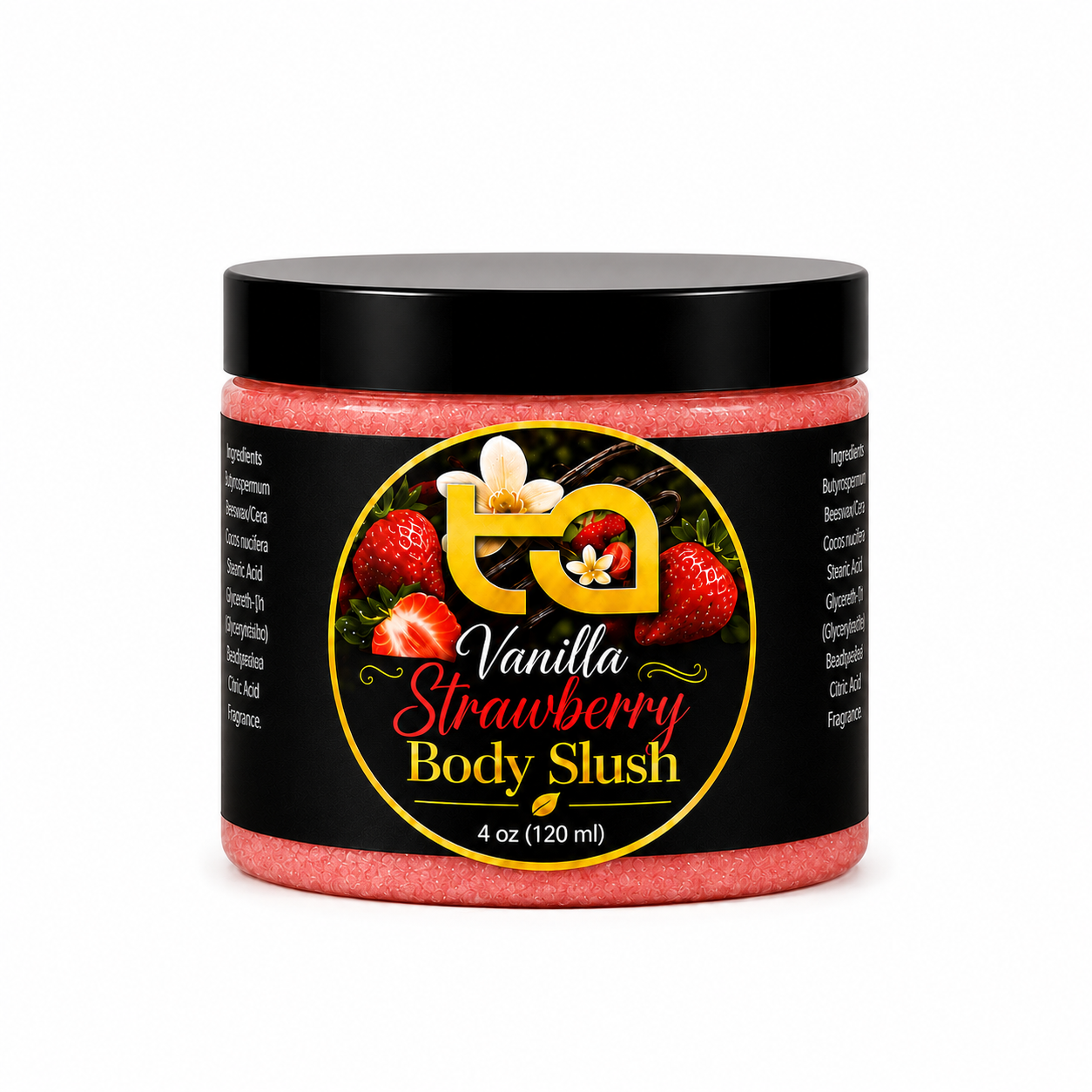 Vanilla Strawberry Body Slush (Scrub)